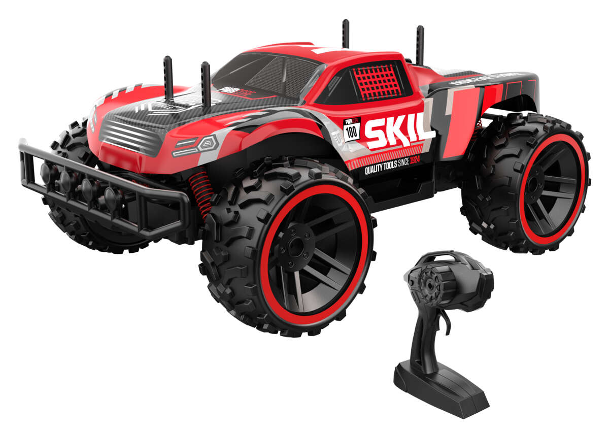 Skil 3021 RC bil og slagdrill m/batteri