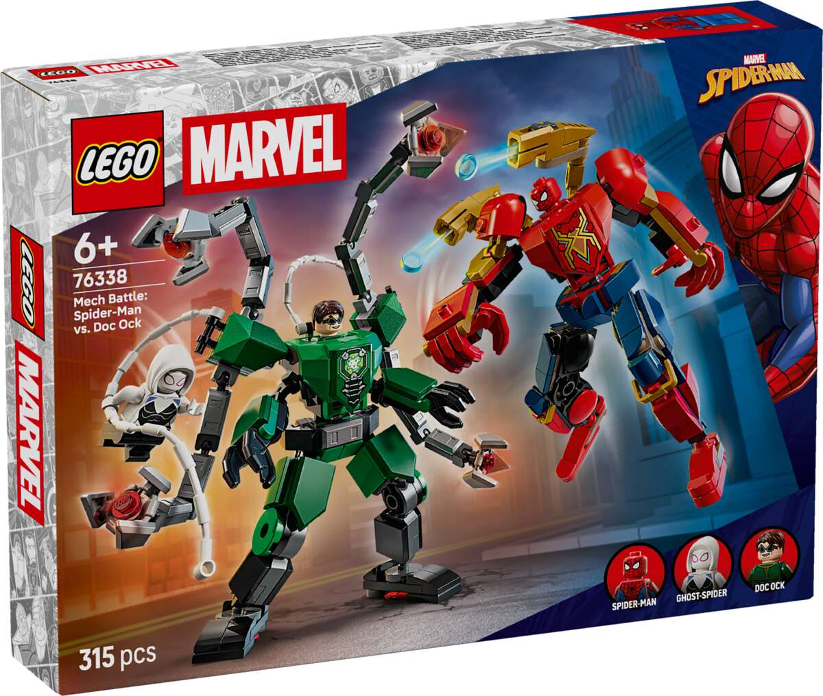 LEGO® ǀ Marvel Robotkamp: Spider-Man mot Doc Ock 76338