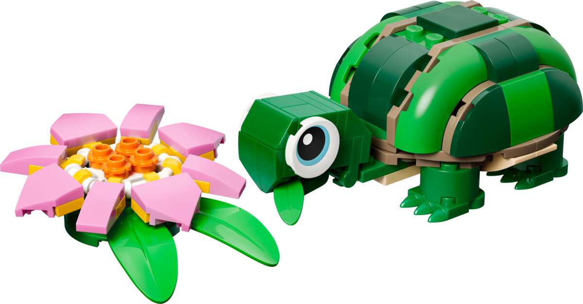 LEGO® Creator 3-i-1 Skilpadde med vannliljeblomst 31377