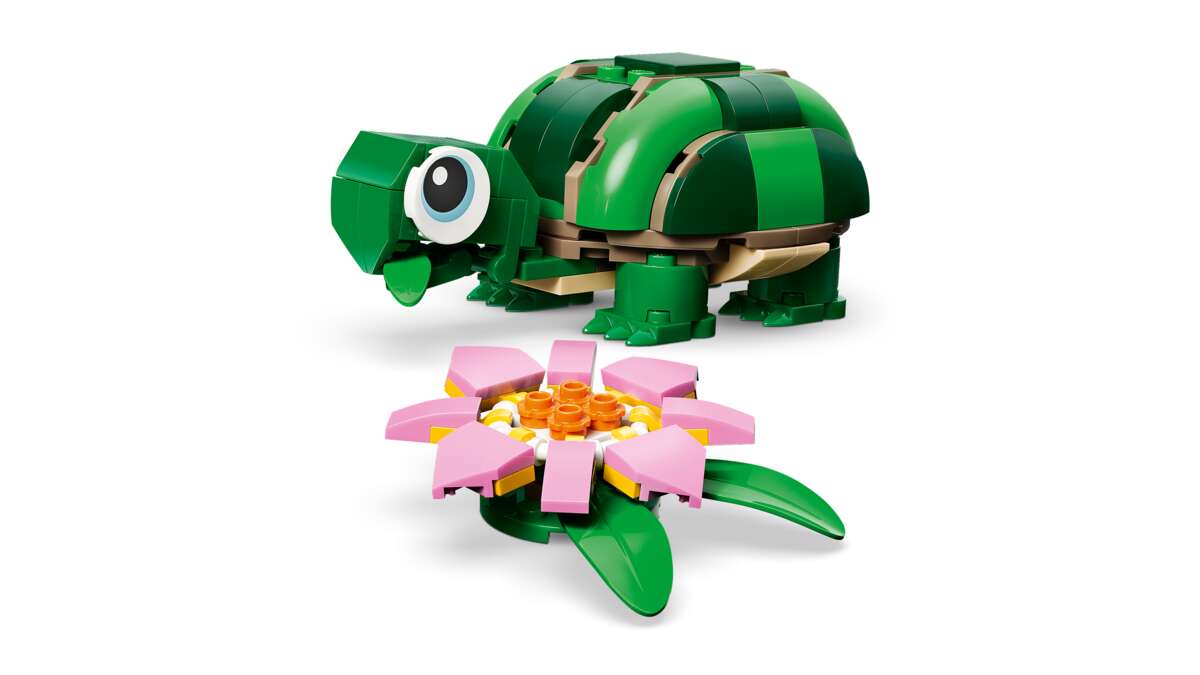 LEGO® Creator 3-i-1 Skilpadde med vannliljeblomst 31377