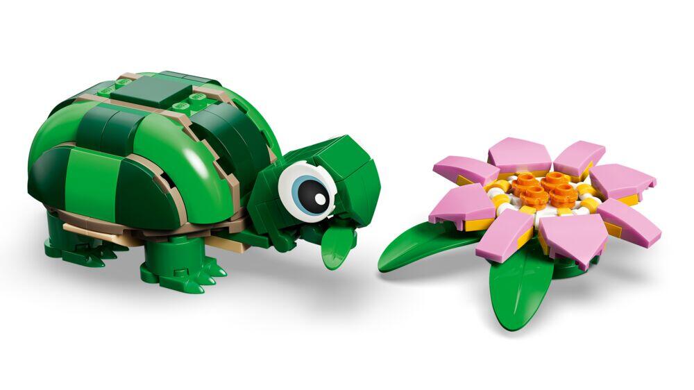 LEGO® Creator 3-i-1 Skilpadde med vannliljeblomst 31377