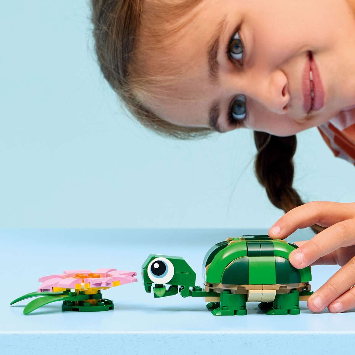 LEGO® Creator 3-i-1 Skilpadde med vannliljeblomst 31377