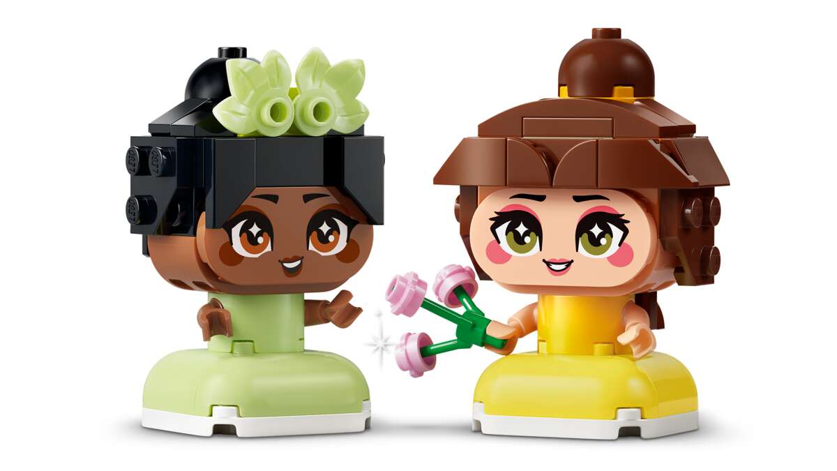 LEGO® ǀ Disney Princess Miniatyrer av Belle og Tiana med slott 43291