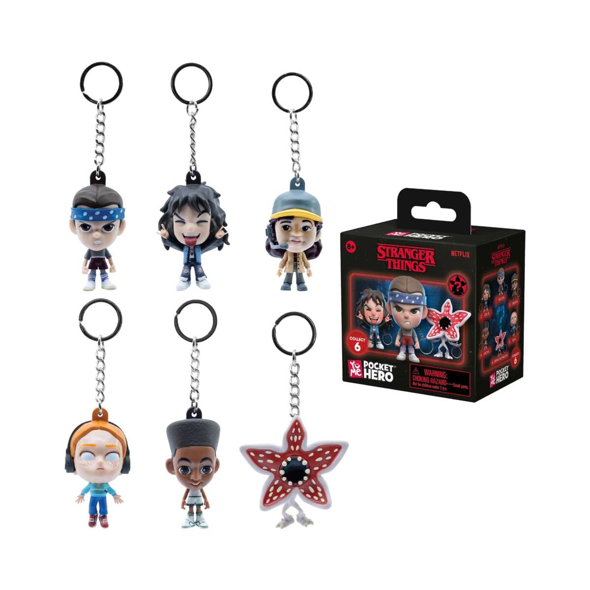 YuMe Stranger Things Pocket Hero Blind Box samlefigurer