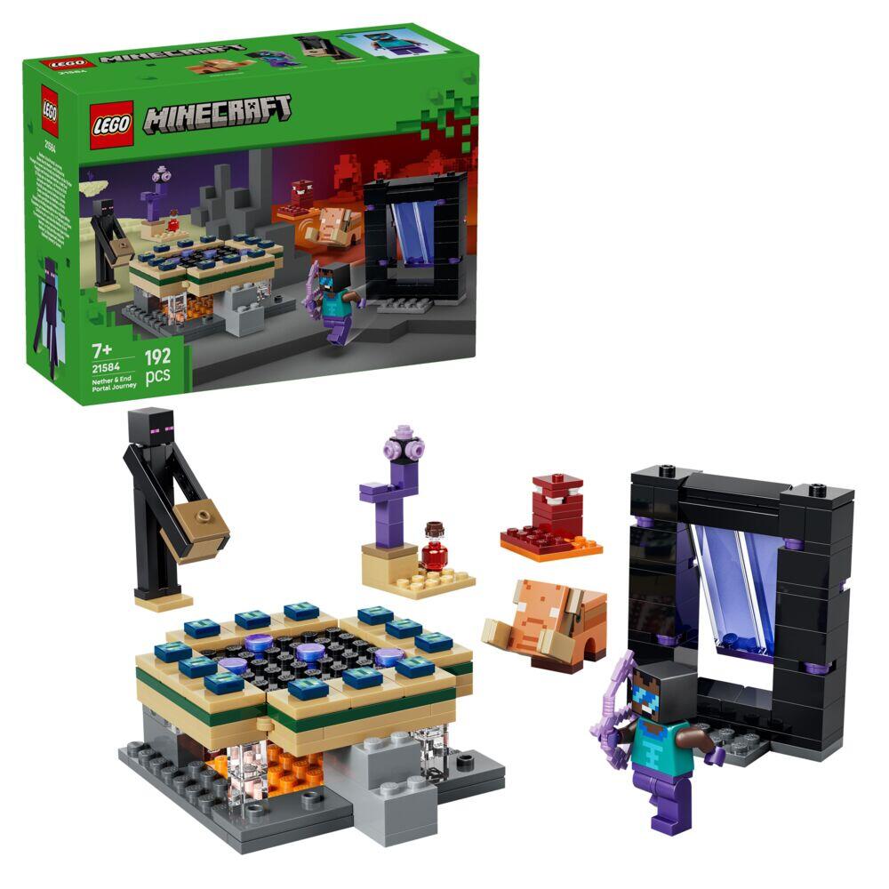 LEGO® Minecraft® Reise gjennom portalene til Nether og End 21584