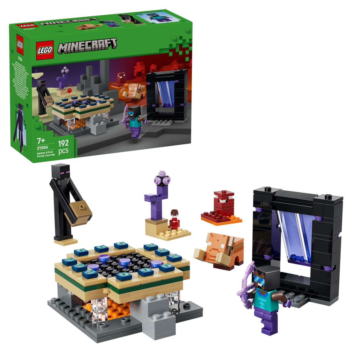 LEGO® Minecraft® Reise gjennom portalene til Nether og End 21584