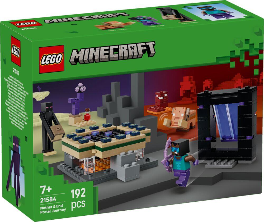 LEGO® Minecraft® Reise gjennom portalene til Nether og End 21584