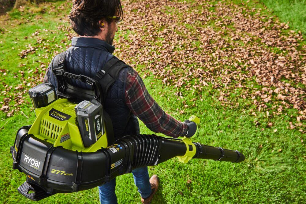 Ryobi Max Power RY36BPXB-0 Whisper™ ryggsekk løvblåser u/batteri