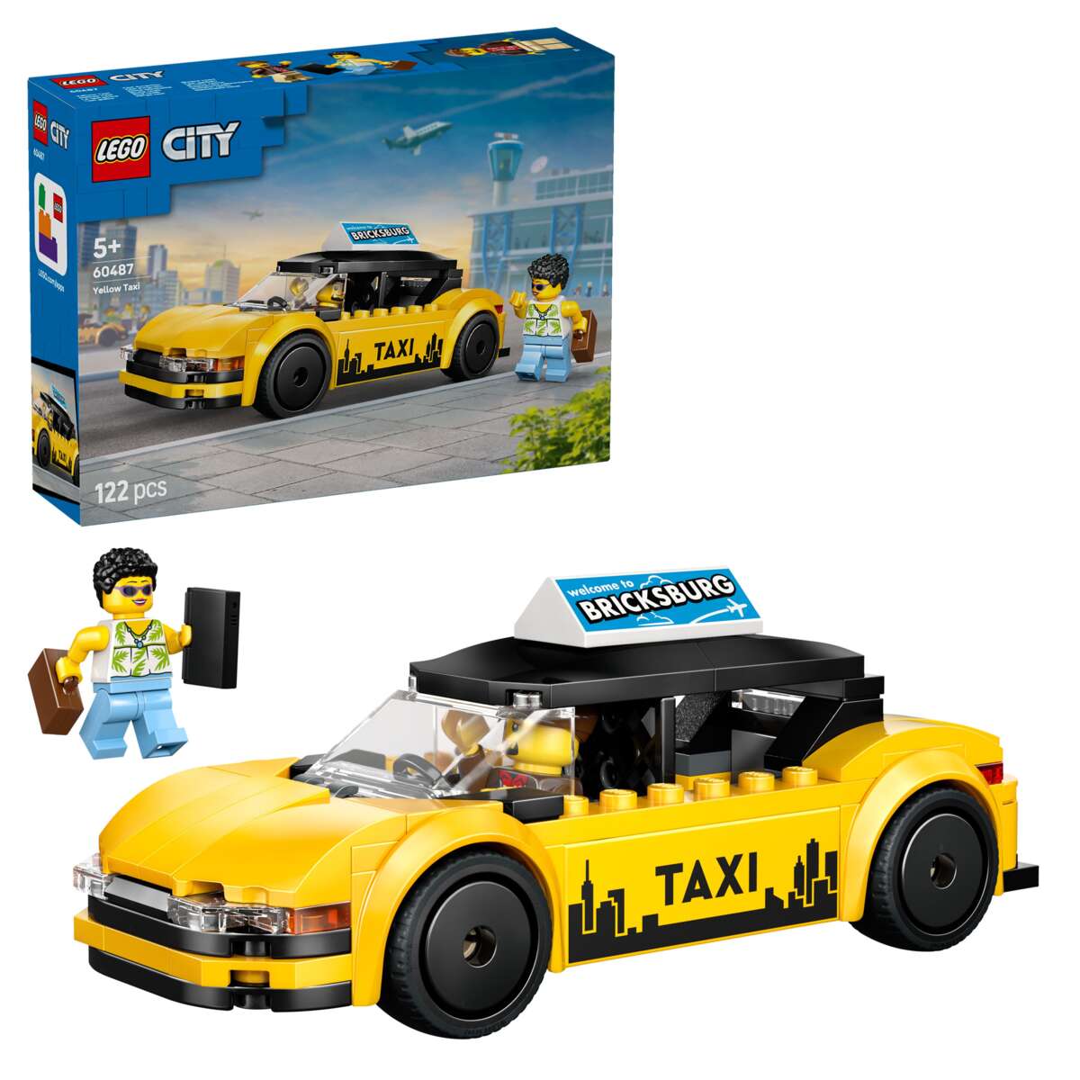 LEGO® City Gul taxi 60487