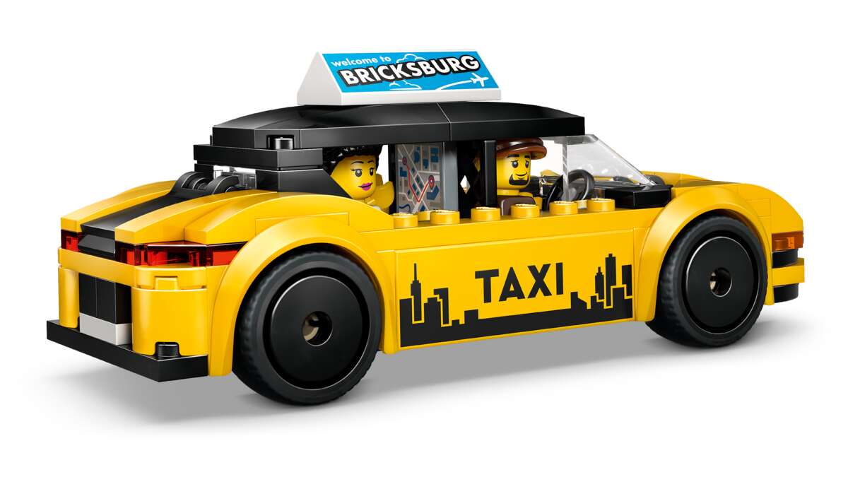 LEGO® City Gul taxi 60487