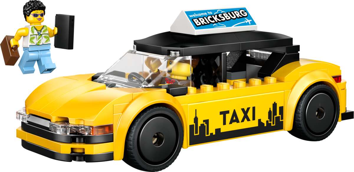 LEGO® City Gul taxi 60487