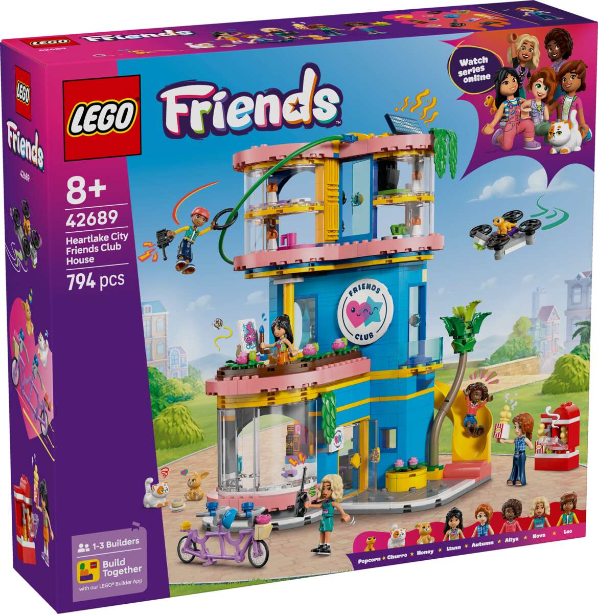 LEGO® Friends klubbhuset i Heartlake City 42689