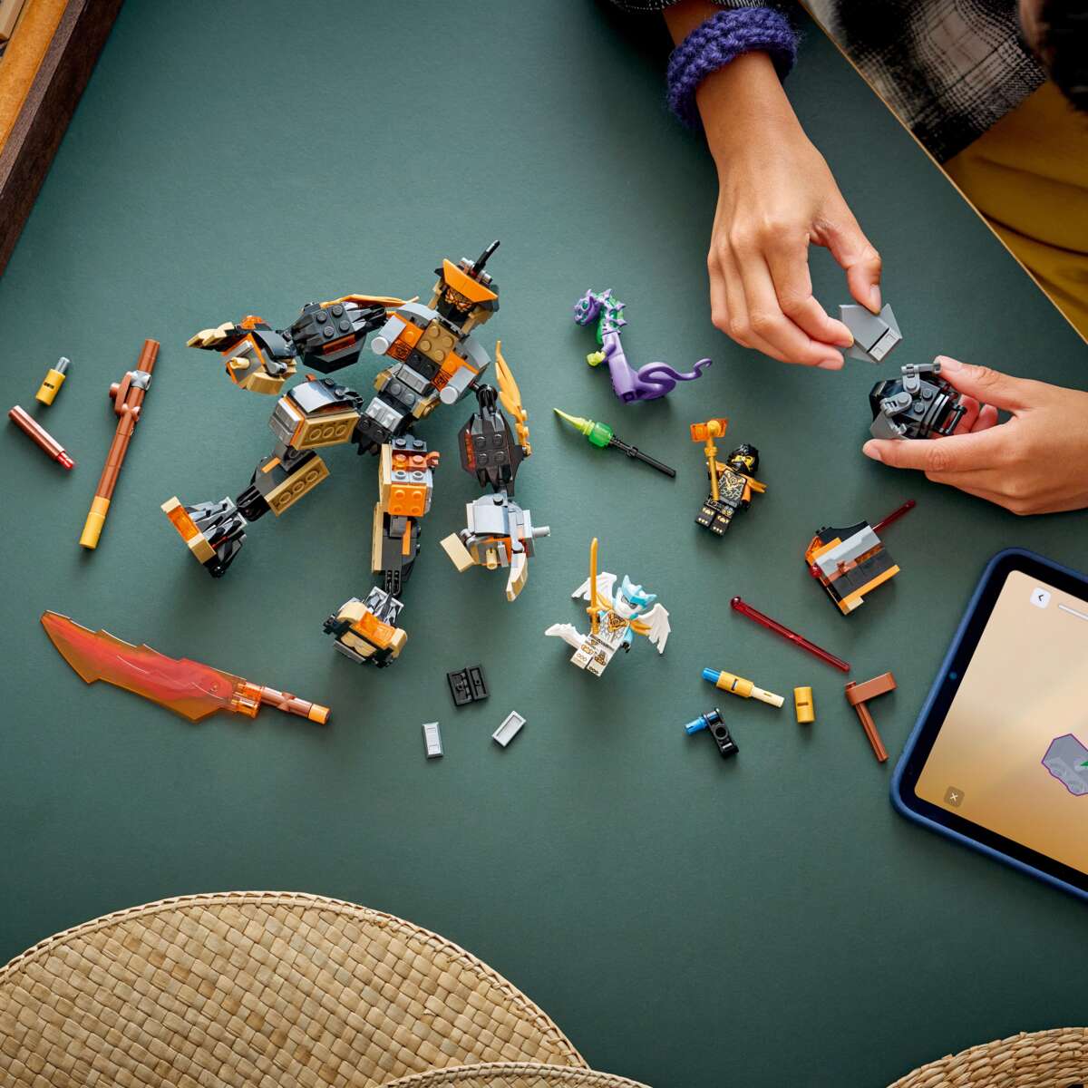 LEGO® NINJAGO® Coles eventyrrobot og Drage-Zane 71854