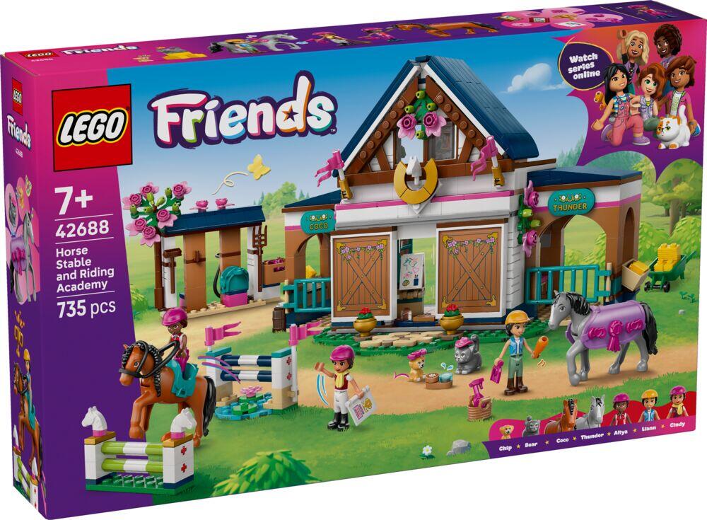 LEGO® Friends Rideskole med stall 42688