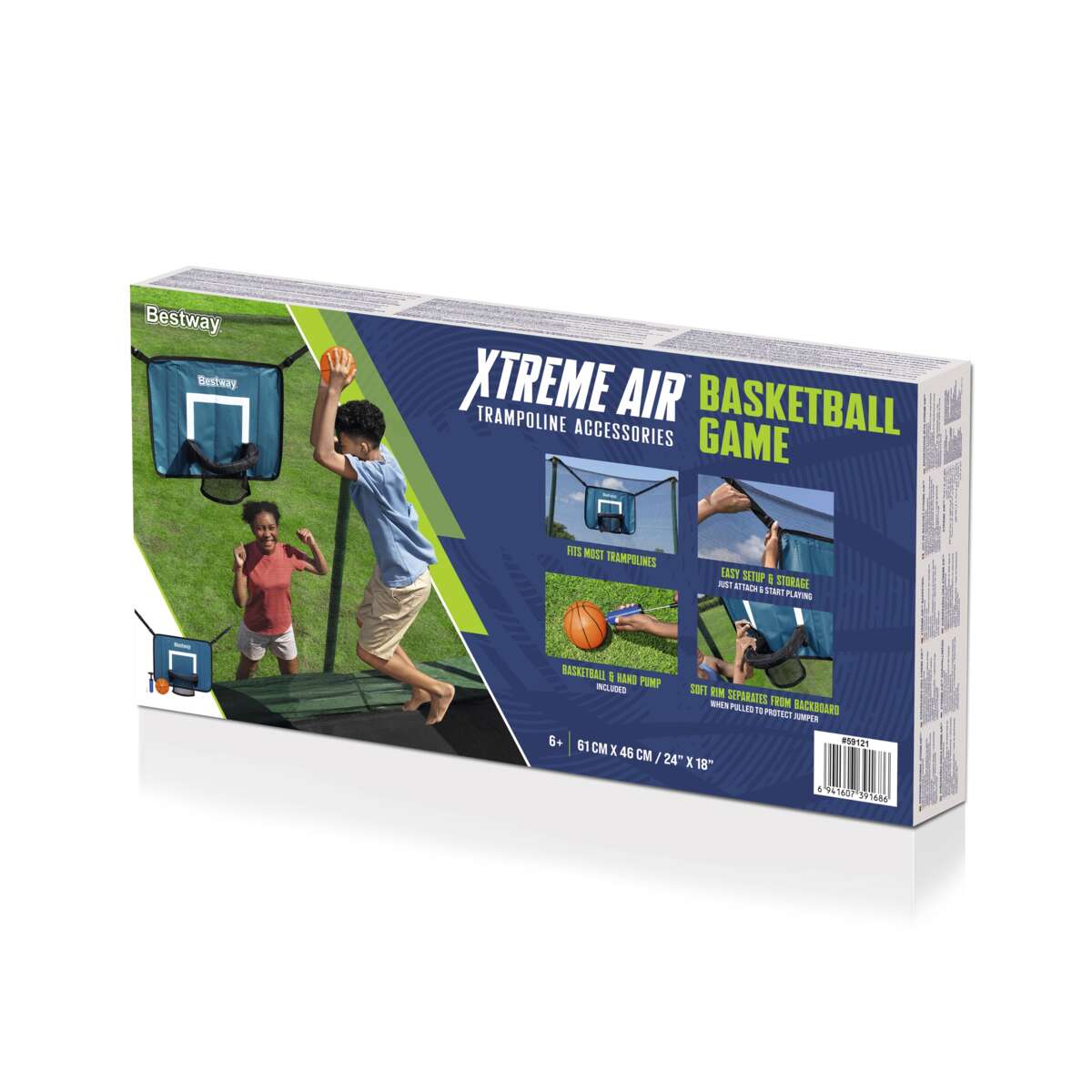Bestway Xtreme Air Trampoline Basketballspill