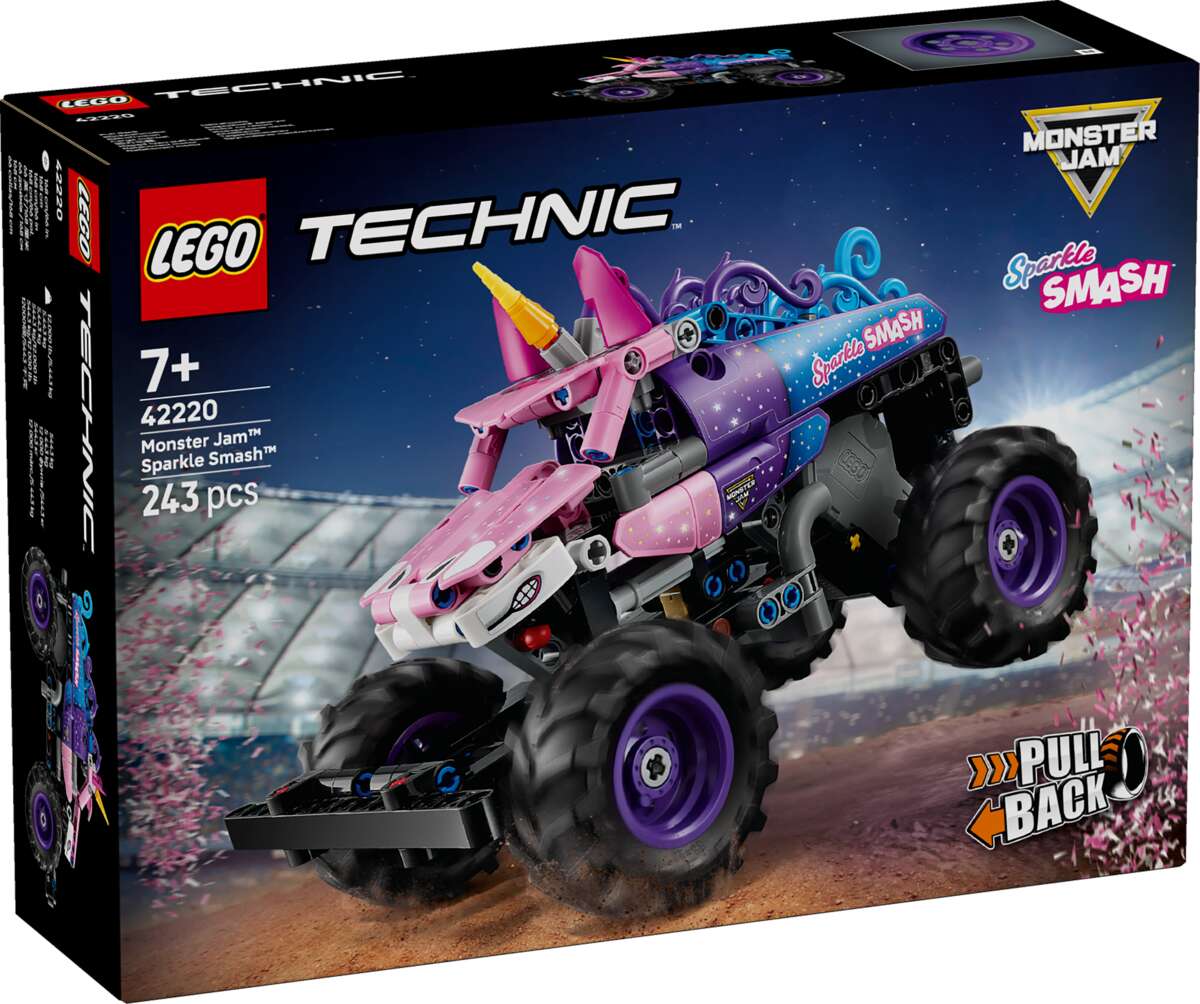 LEGO® Technic Monster Jam™ Sparkle Smash™ pullback 42220