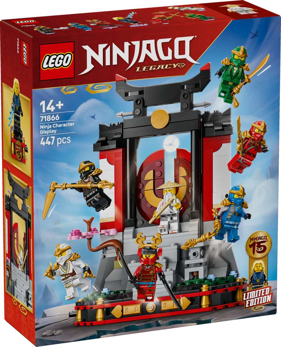 LEGO® NINJAGO® 15-årsjubileumssett med ninja-figurer 71866