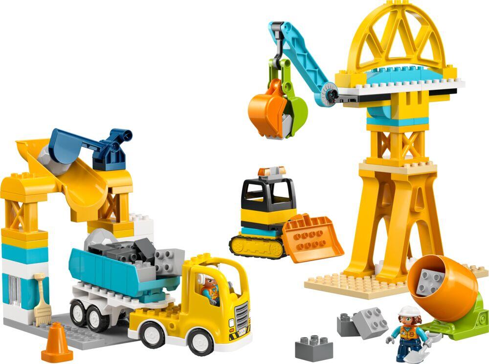 LEGO® DUPLO® Town 3-i-1 Byggeplass med anleggsmaskiner 10476