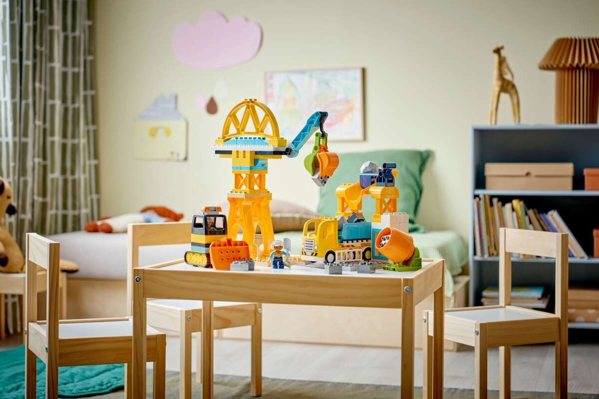 LEGO® DUPLO® Town 3-i-1 Byggeplass med anleggsmaskiner 10476