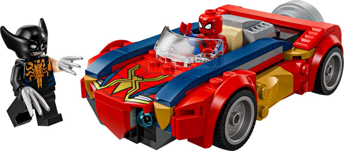LEGO® ǀ Marvel Spider-Man i bil mot venomifisert Wolverine 76336