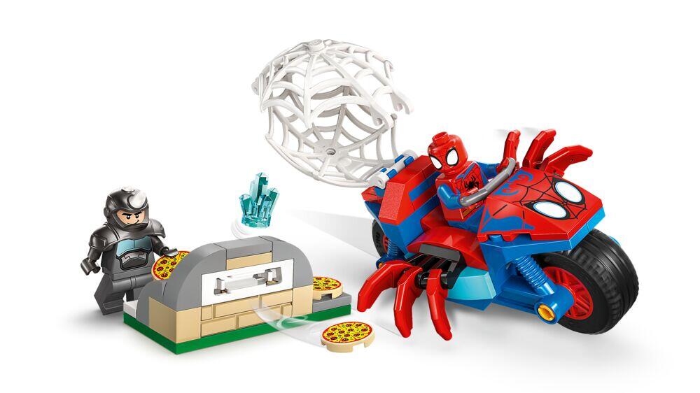 LEGO® ǀ Marvel Spidey og hans fantastiske venner Spidey på motorsykkel mot Rhino 11206