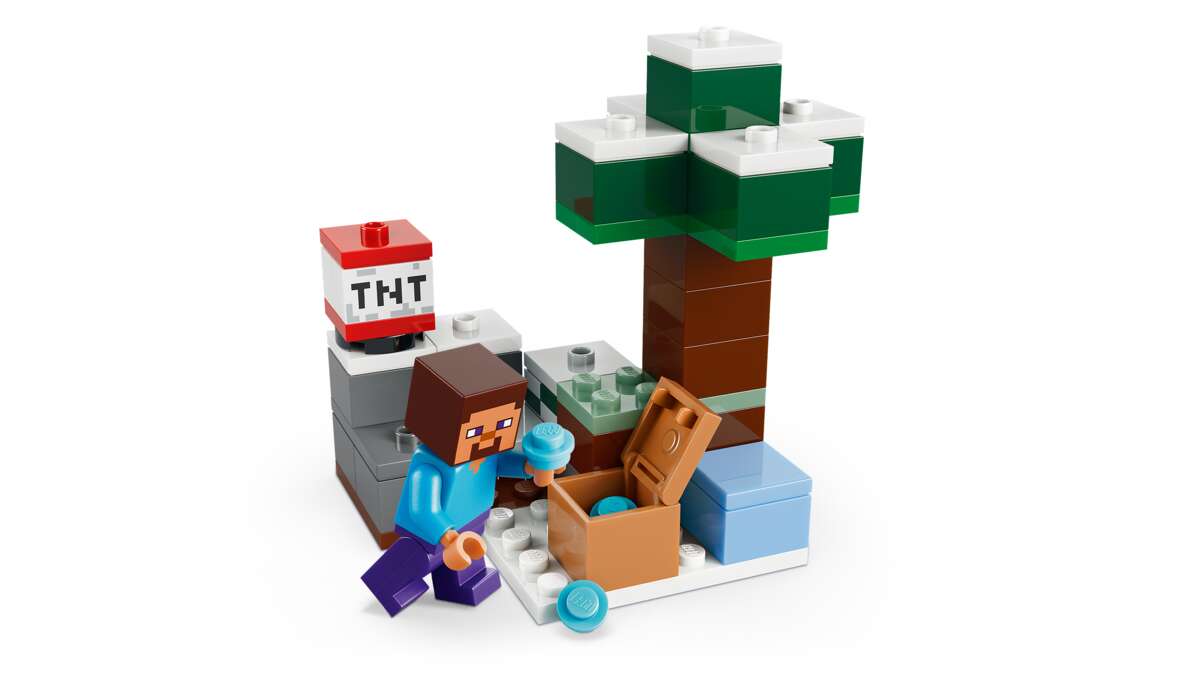 LEGO® Minecraft® Steves eventyr på taigaen 21583