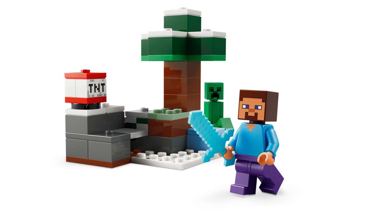 LEGO® Minecraft® Steves eventyr på taigaen 21583
