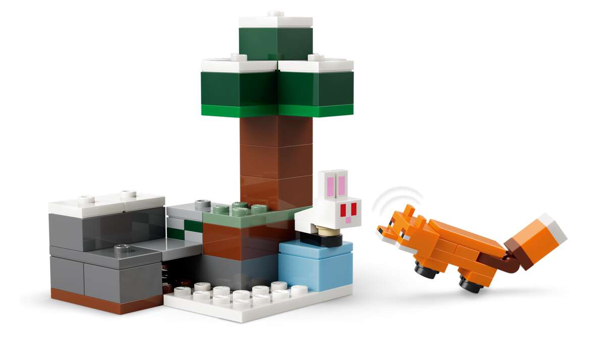 LEGO® Minecraft® Steves eventyr på taigaen 21583