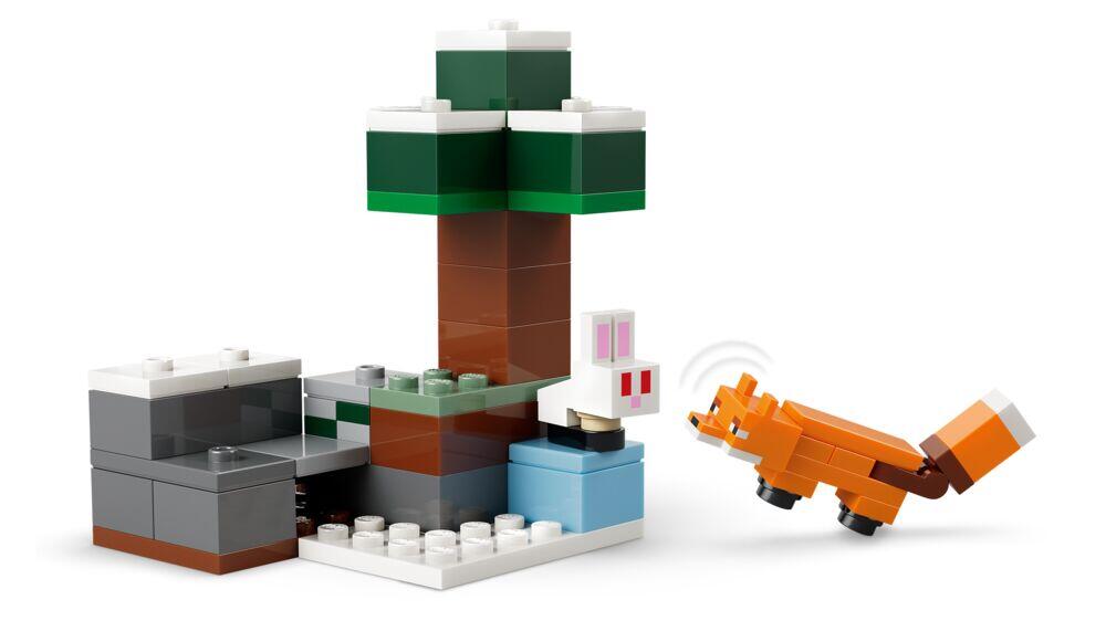 LEGO® Minecraft® Steves eventyr på taigaen 21583