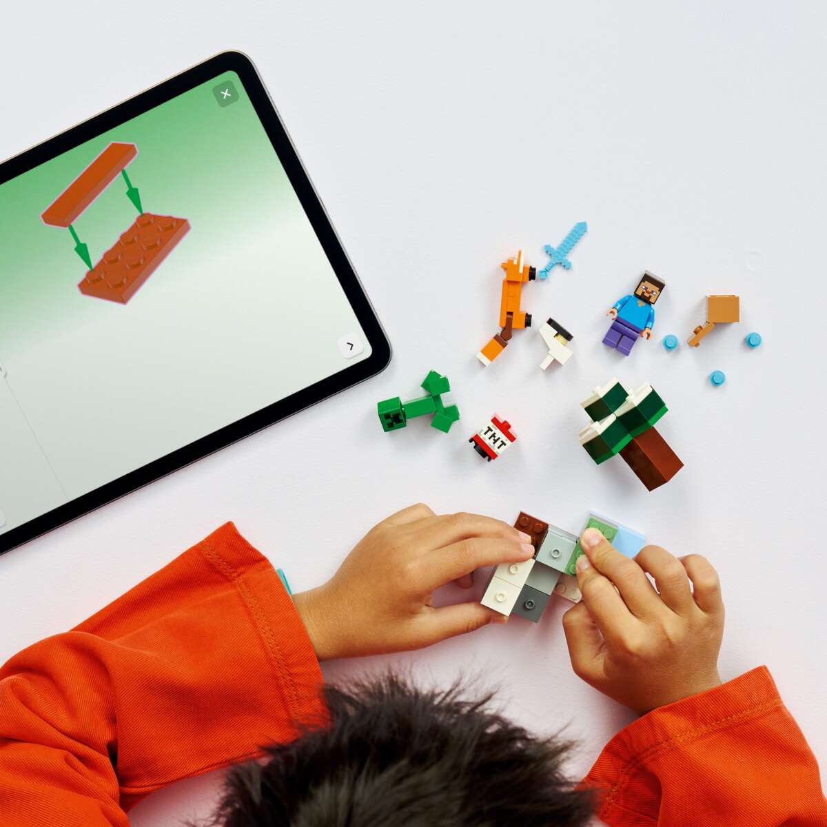 LEGO® Minecraft® Steves eventyr på taigaen 21583