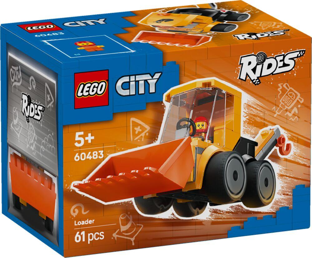 LEGO® City Kjøretøy – hjullaster med kran 60483