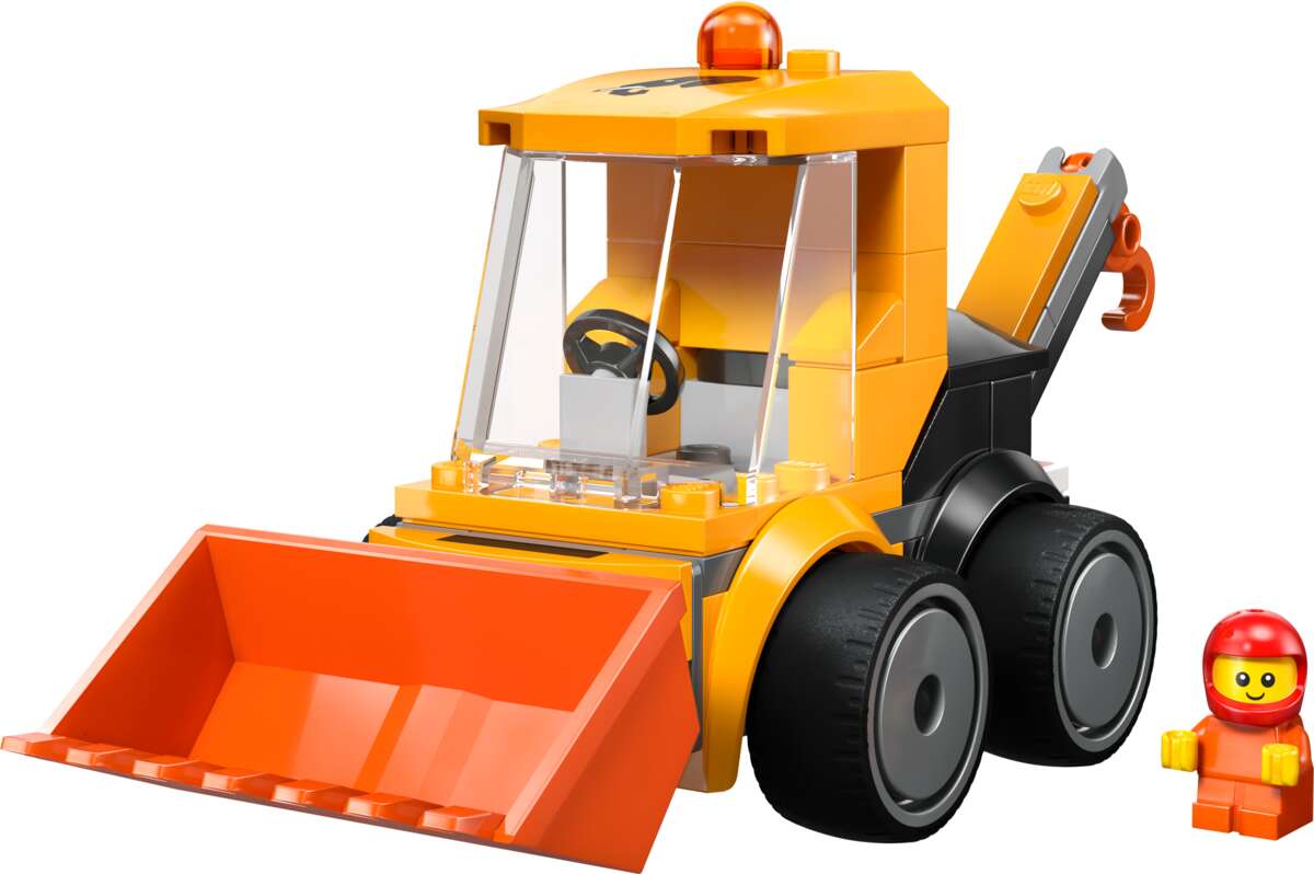 LEGO® City Kjøretøy – hjullaster med kran 60483