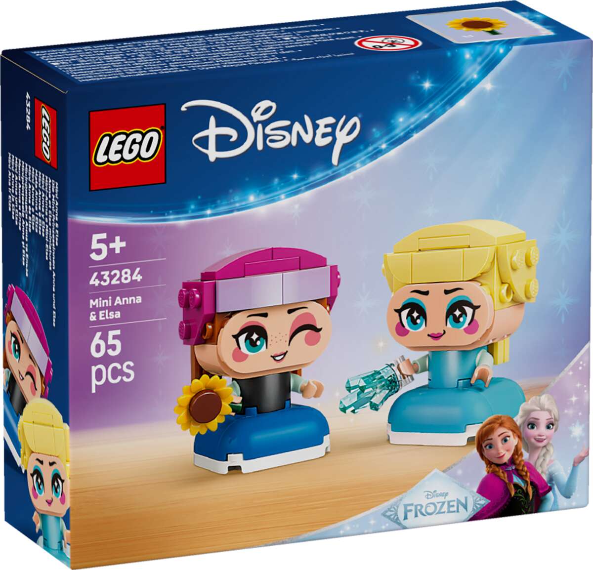 LEGO® ǀ Disney Frost Miniatyrer av Anna og Elsa 43284