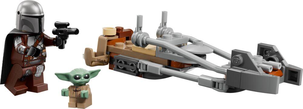 LEGO® Star Wars™ Mandalorianeren og Grogus speedersykkel 75436