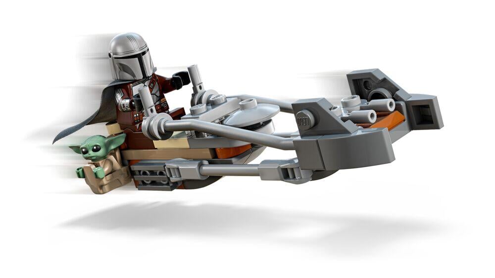 LEGO® Star Wars™ Mandalorianeren og Grogus speedersykkel 75436