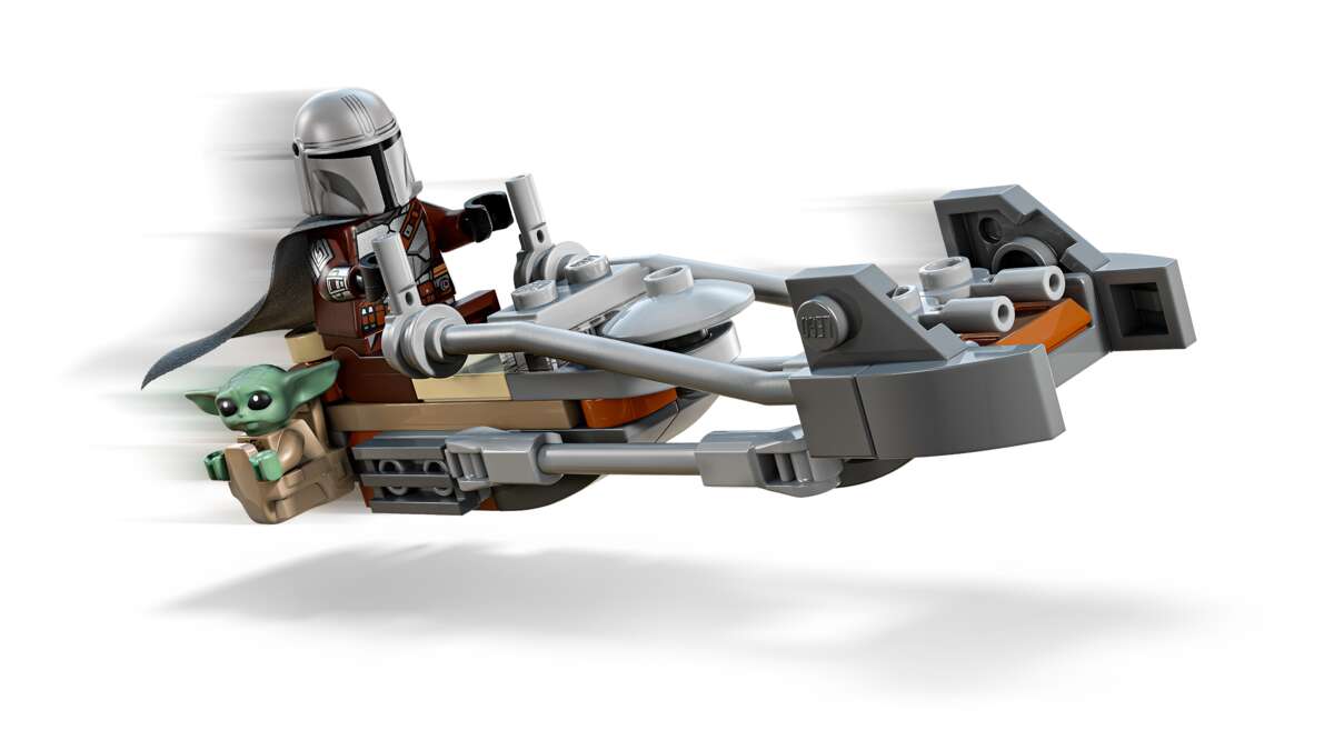 LEGO® Star Wars™ Mandalorianeren og Grogus speedersykkel 75436