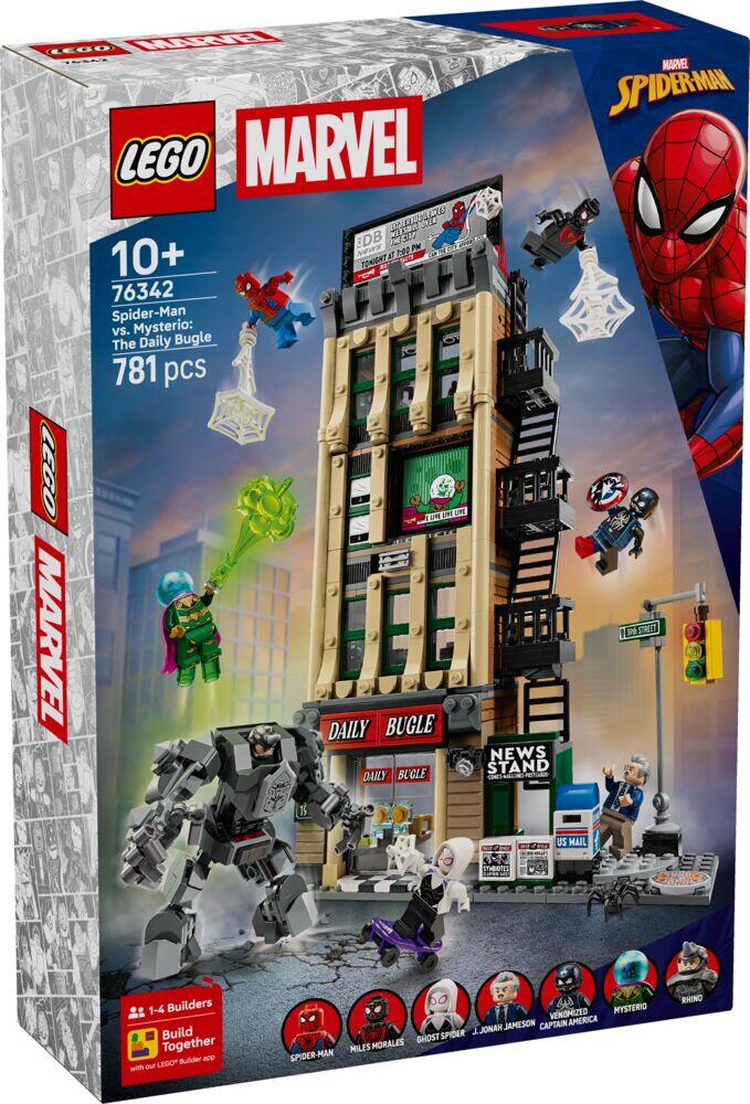 LEGO® ǀ Marvel Spider-Man mot Mysterio: Daily Bugle 76342