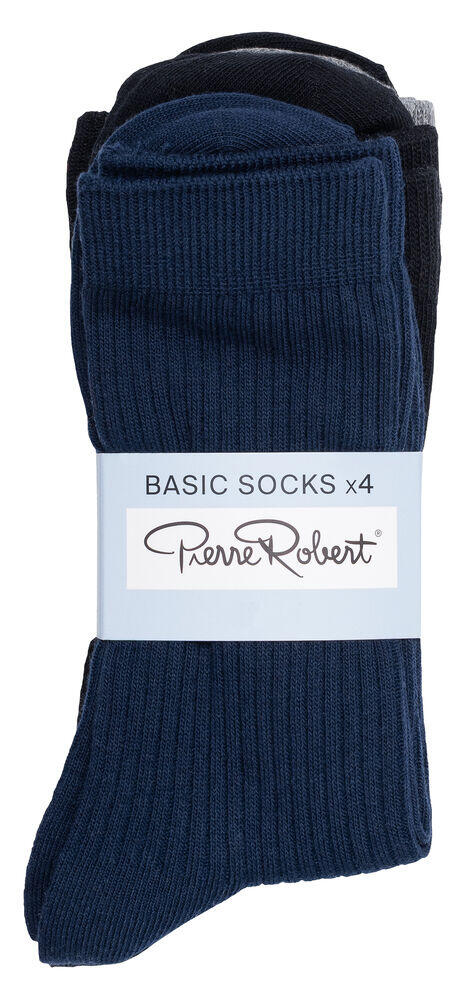 Pierre Robert Basic sokk 4-pk herre