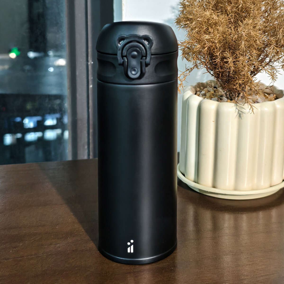 Spiis Termokopp To Go Black Thermos