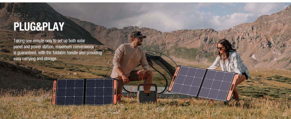 Jackery SolarSaga 100W IP68 solcellepanel
