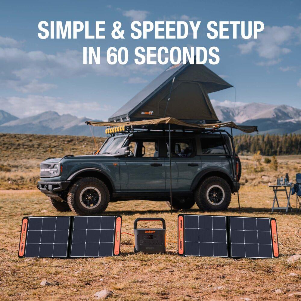 Jackery SolarSaga 100W IP68 solcellepanel