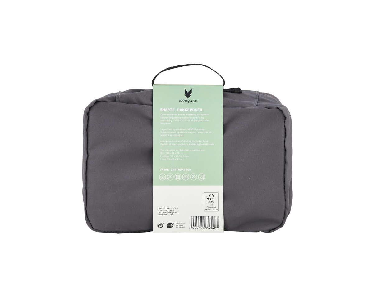 Northpeak sett med pakkeposer 3-pk