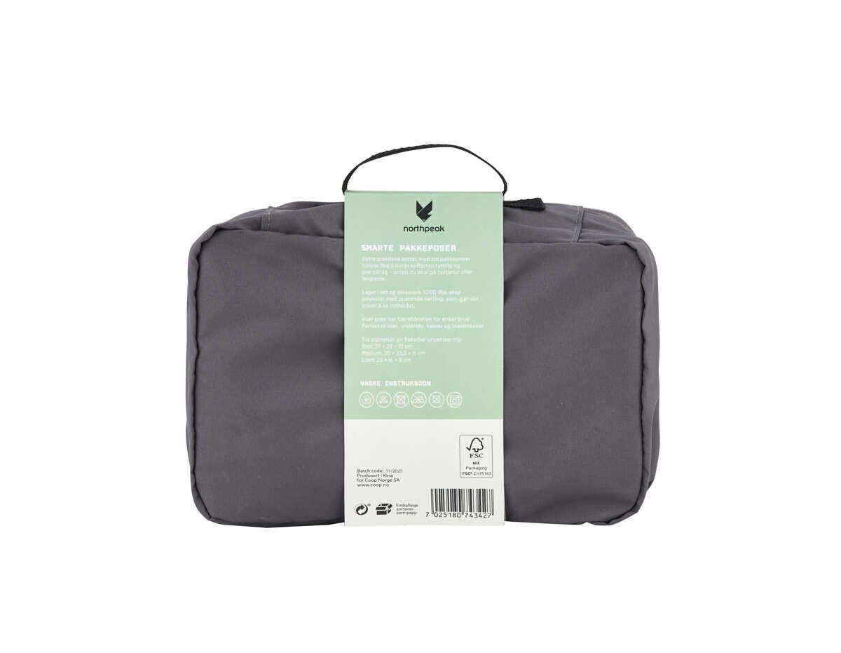 Northpeak sett med pakkeposer 3-pk