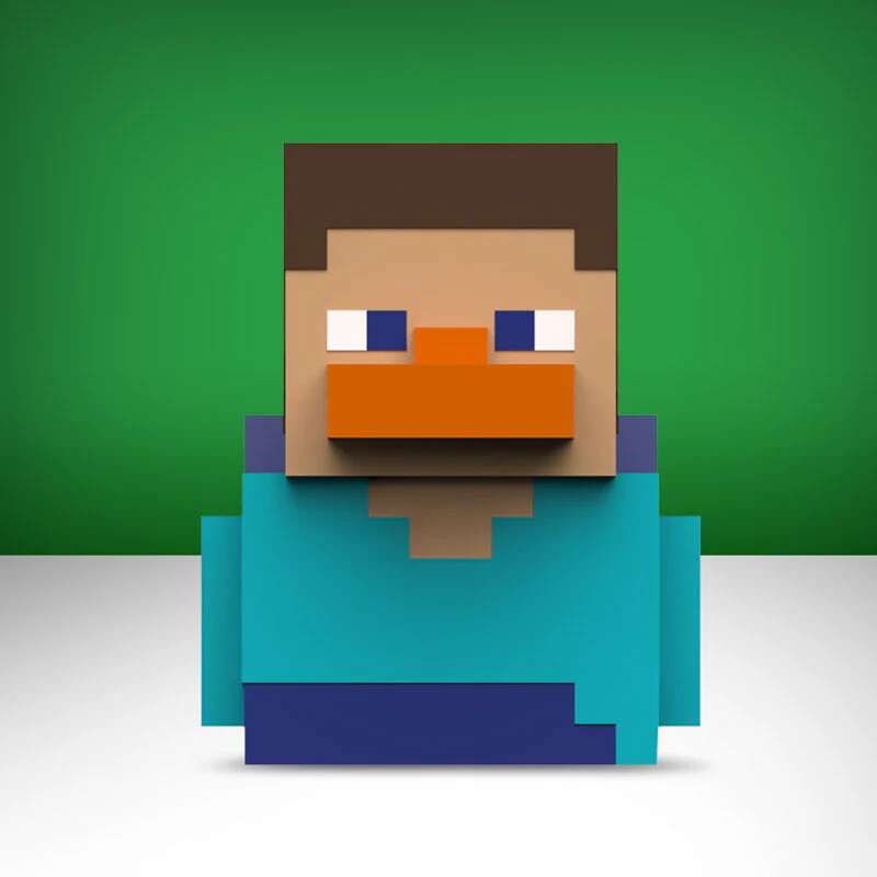 numskull® Minecraft: Steve TUBBZ™ samlefigur