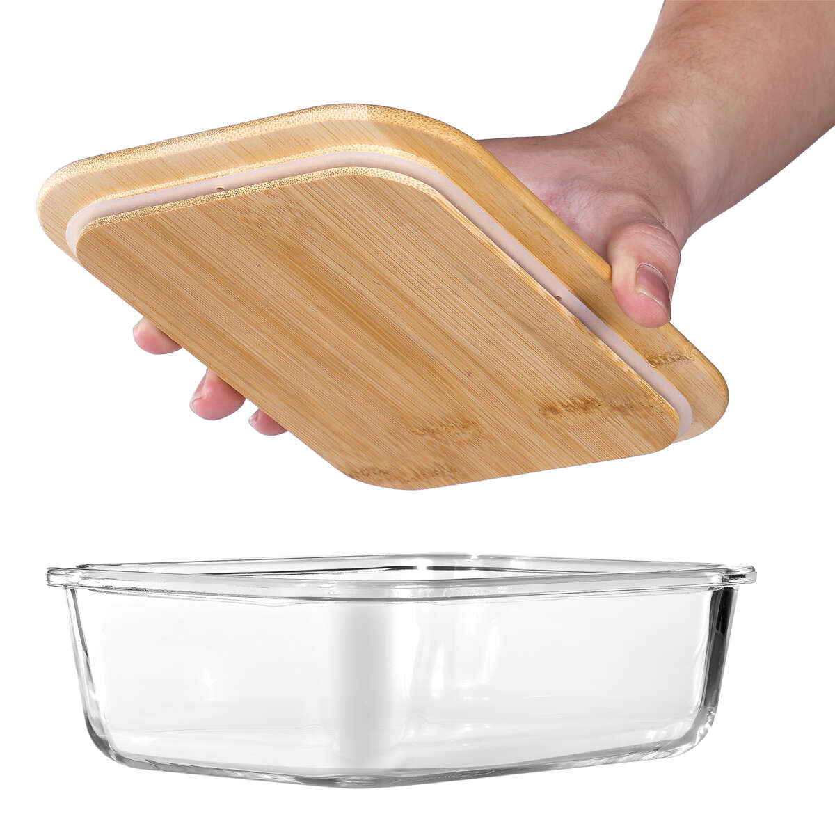 SPIIS IVO matoppbevaring glass