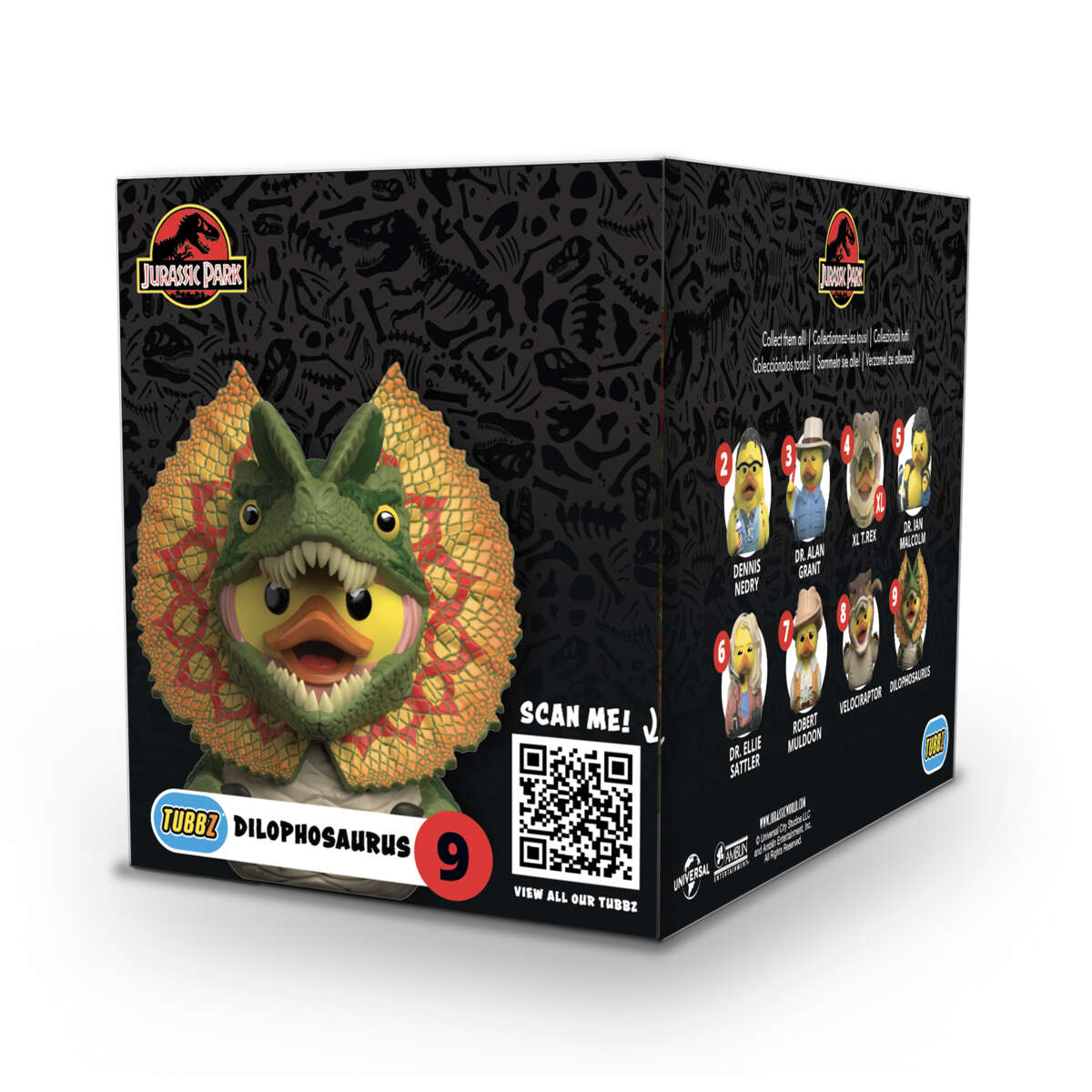 numskull® Jurassic Park: Dilophosaurus TUBBZ™ samlefigur