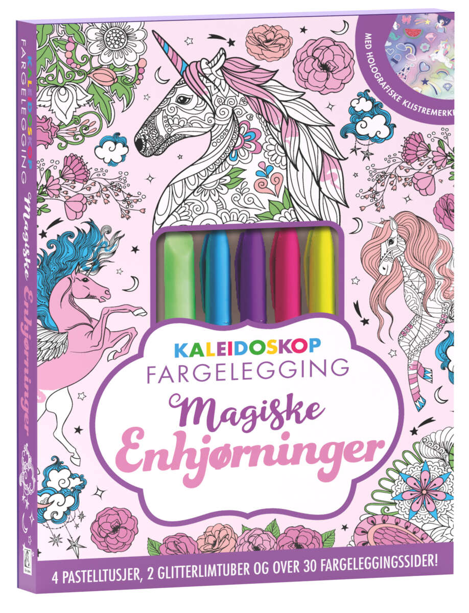 Magiske Enhjørninger: Fargelegging