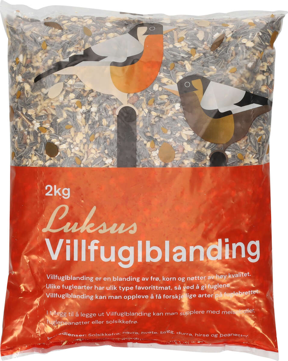 Villfuglblanding Luksus 2kg