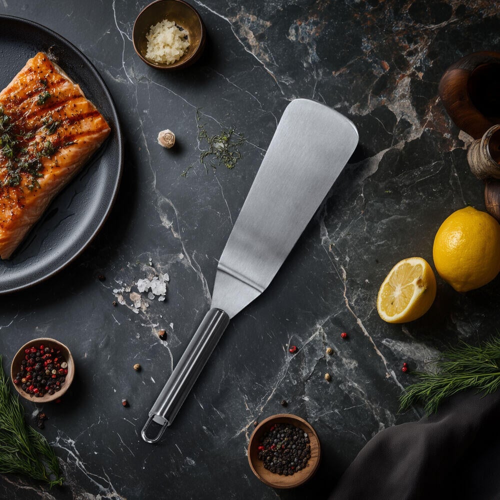 SPiiS BBQ-stekespade i rustfritt stål