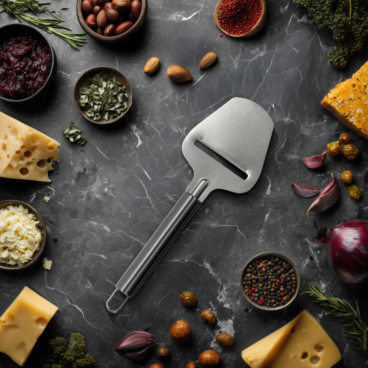 Spiis ostehøvel i rustfritt stål